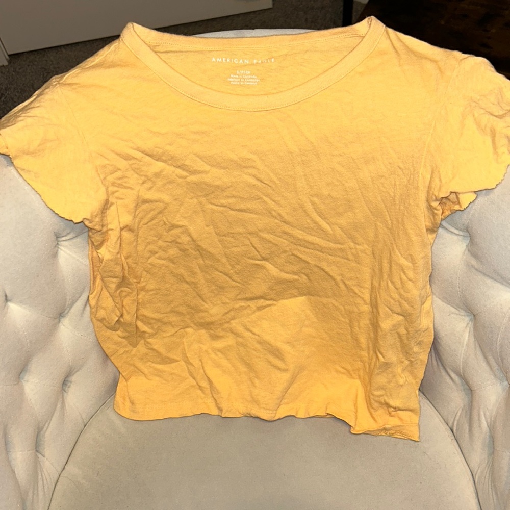 Light Orange Crop Top